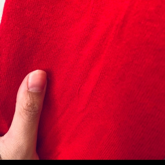 H&M red knitt sweater dress - Picture 5 of 5